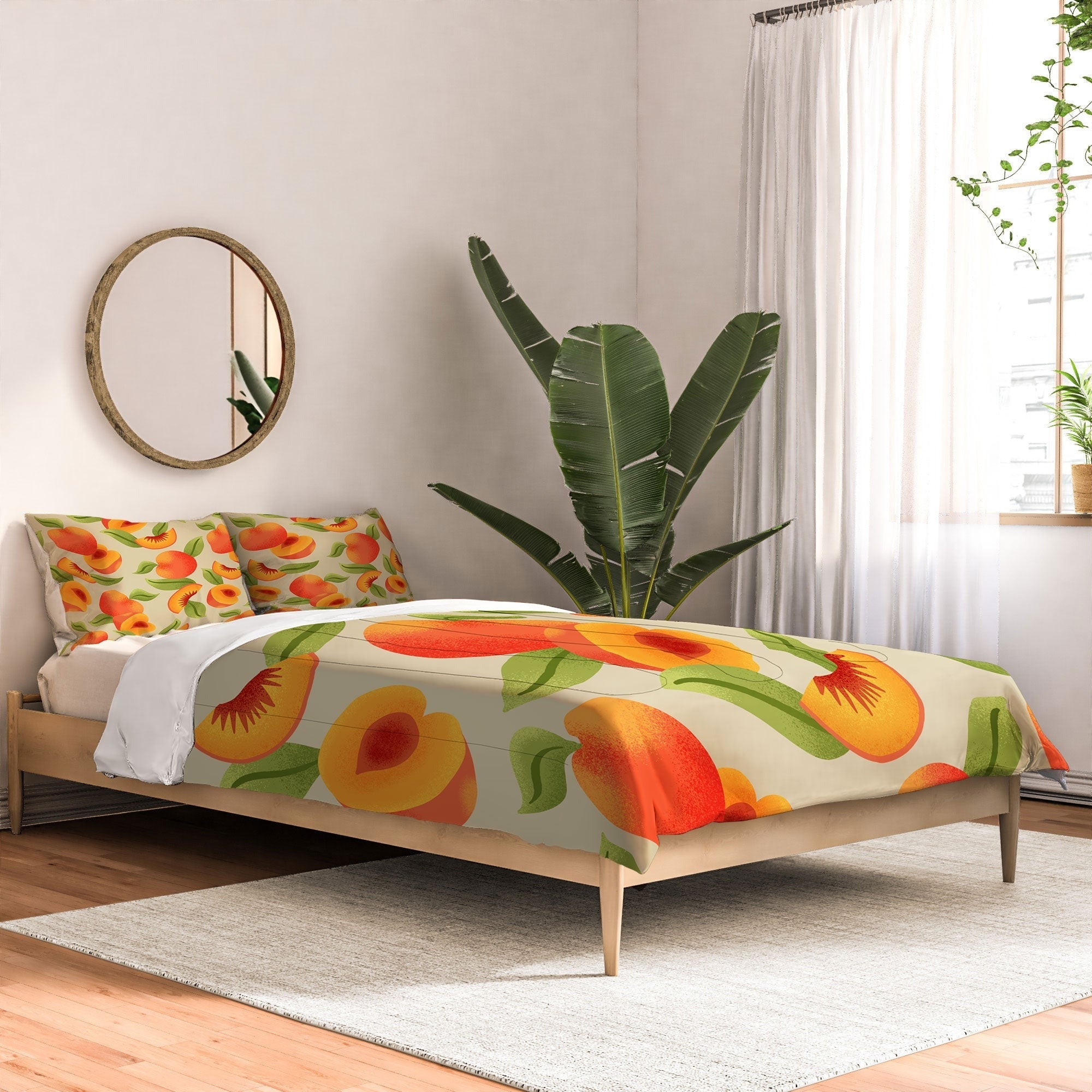 Jessica Molina Peach Pattern Comforter