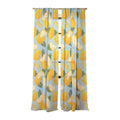 Jessica Molina Lemon Pattern on Sky Blue Sheer Non Repeat