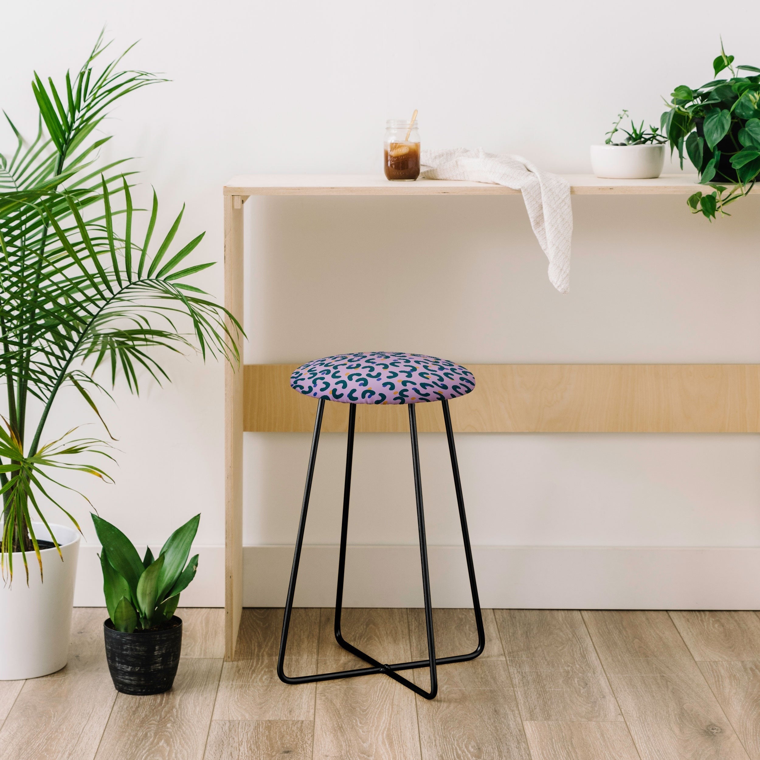 Camilla Foss Pebbles Mix Counter Stool