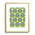 Marta Barragan Camarasa Stylish Retro Circle Metal Framed Art Print