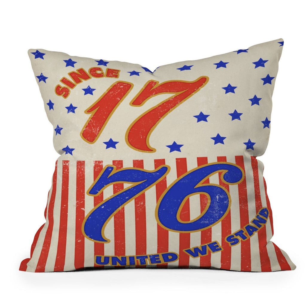 DENY Designs 1776 Stars Outdoor Throw Pillow