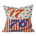 DENY Designs 1776 Stars Outdoor Throw Pillow