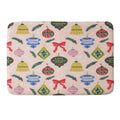 Design by Spark Love Human Made Christmas Ornaments Memory Foam Bath Mat
