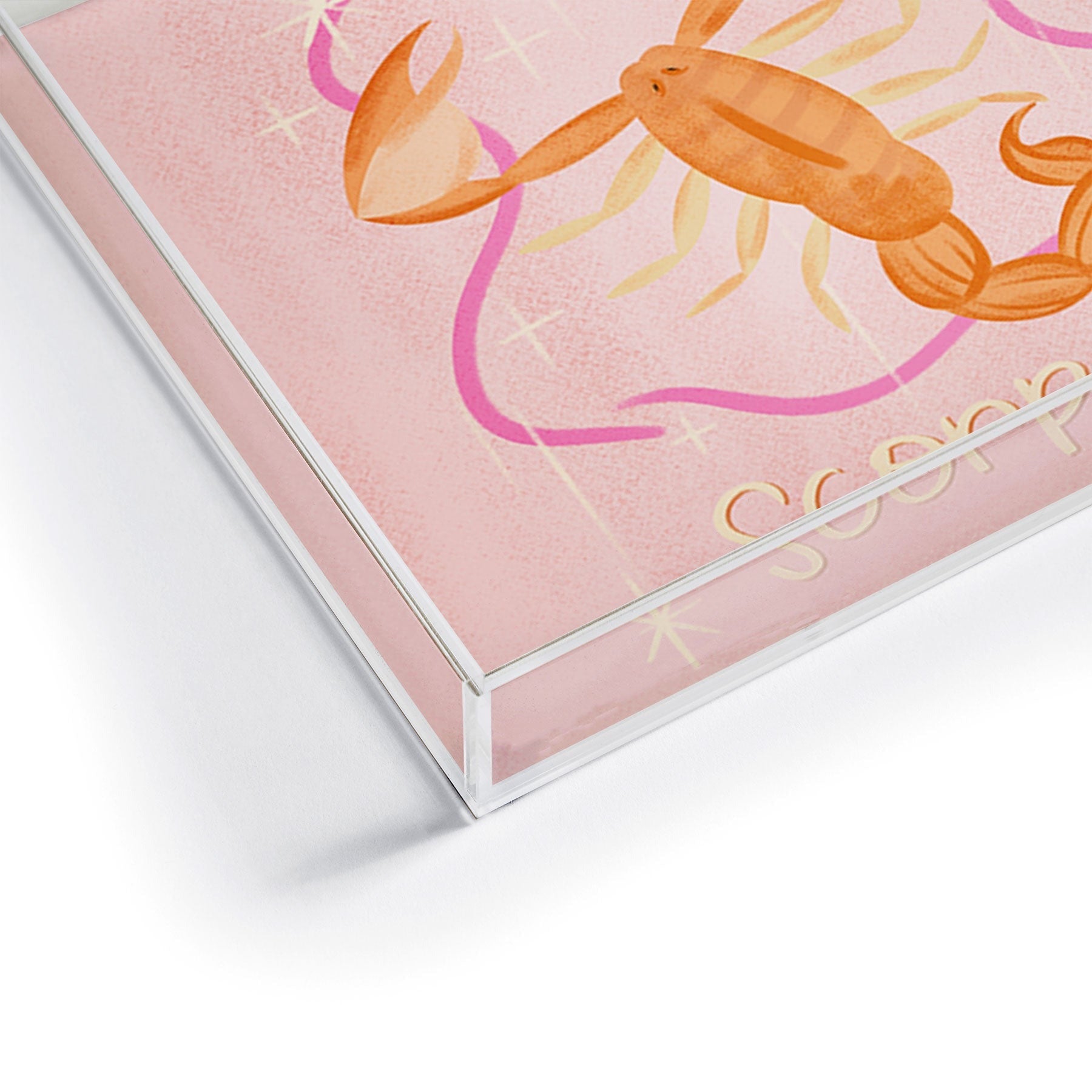 Little Om Zodiac Sign Scorpio Acrylic Tray