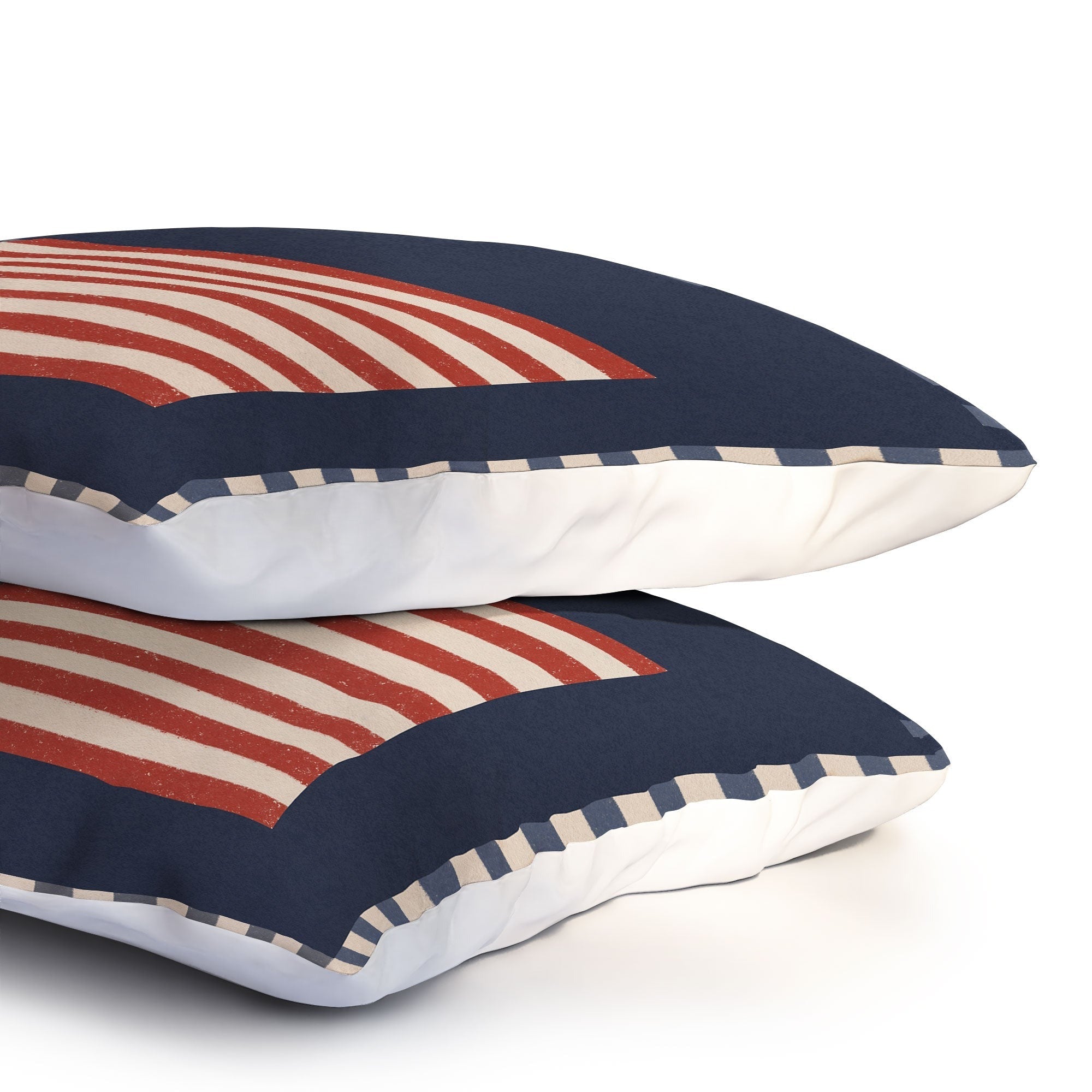 DENY Designs Gingham Flag Pillow Shams