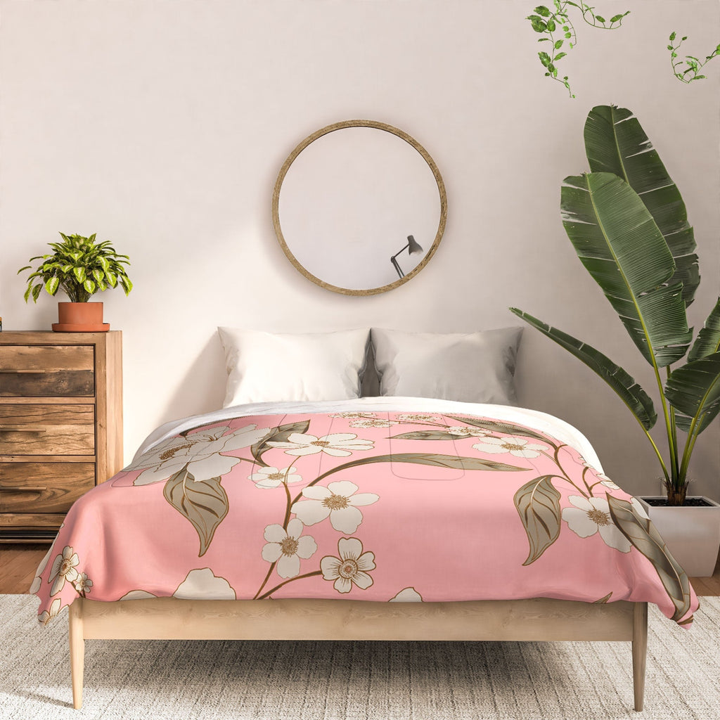 Gabriela Fuente Roberta in Pink Comforter