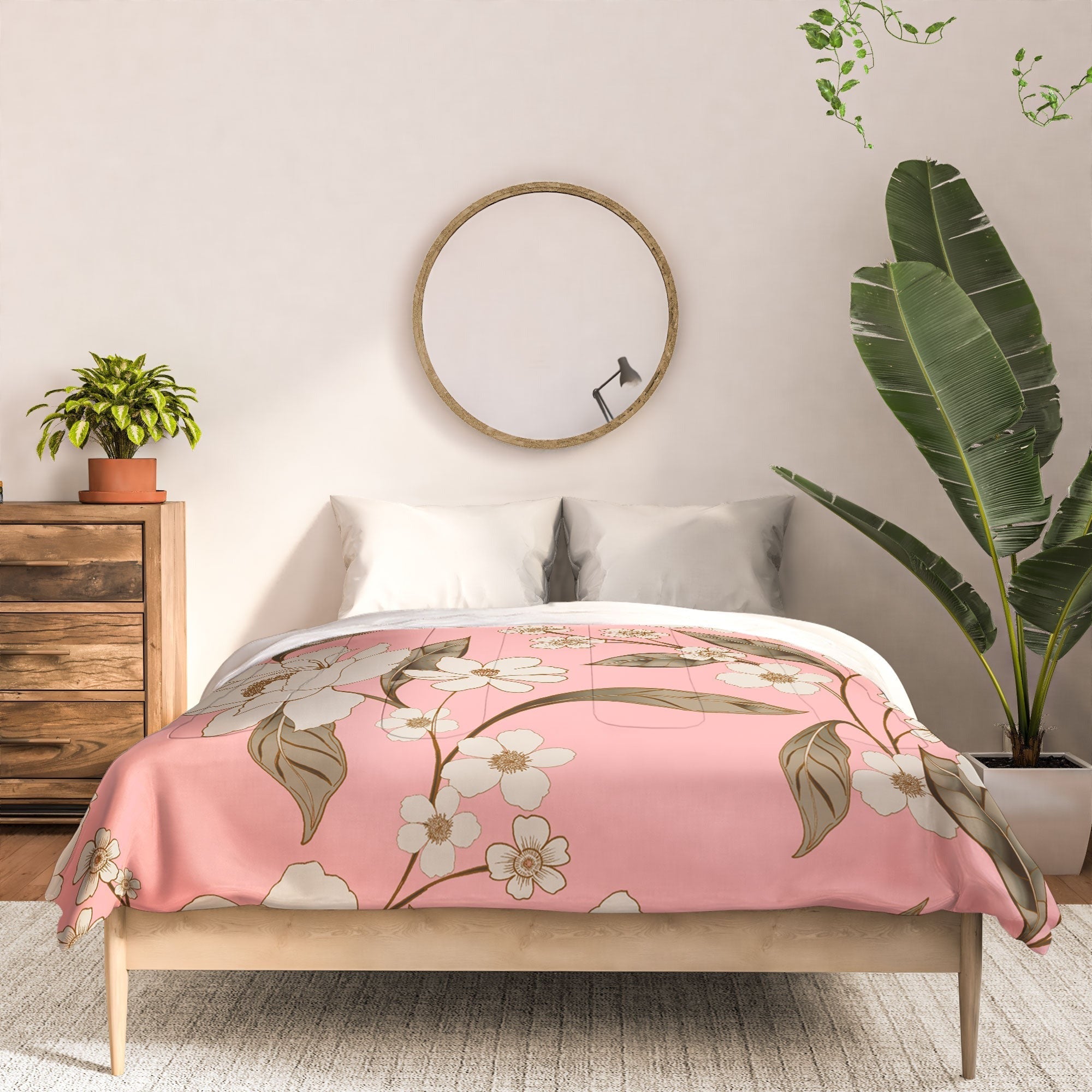 Gabriela Fuente Roberta in Pink Comforter