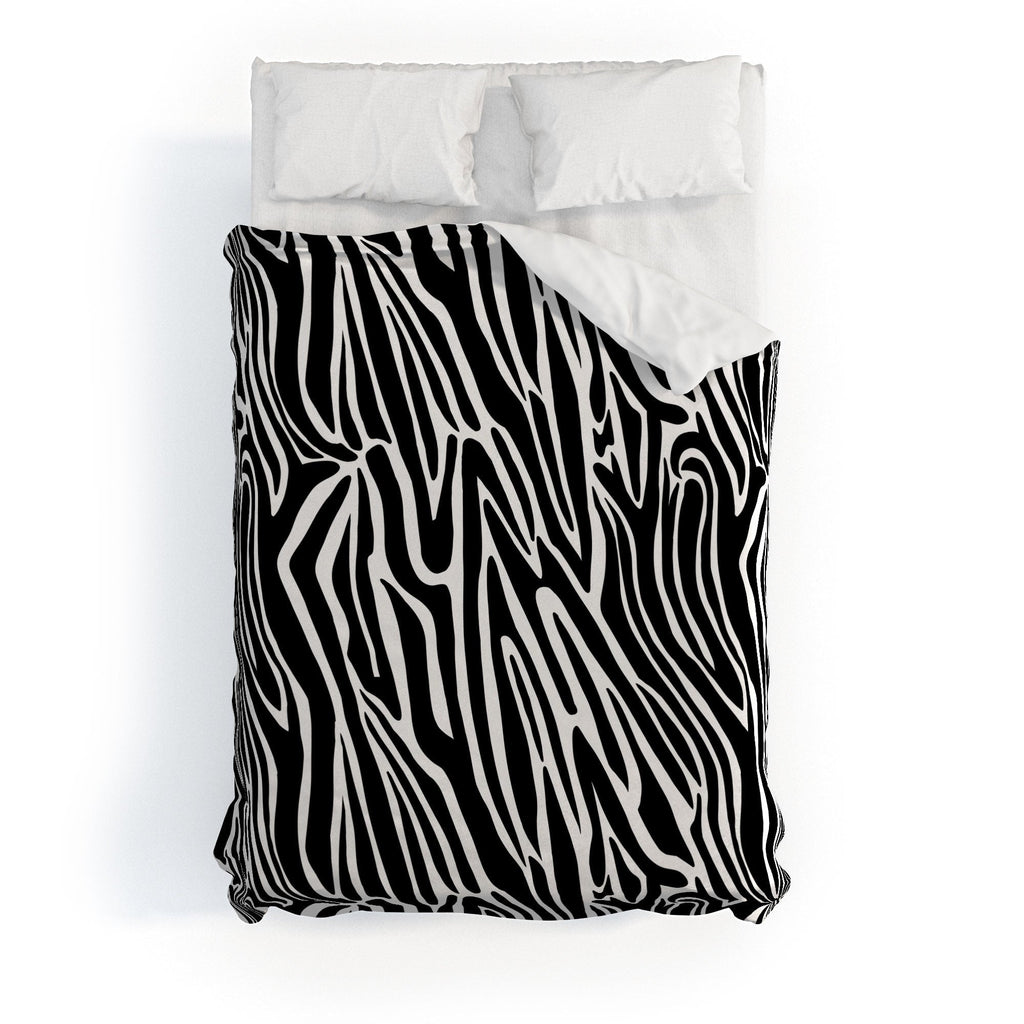Jennifer Labre Wild Zebra Duvet Cover
