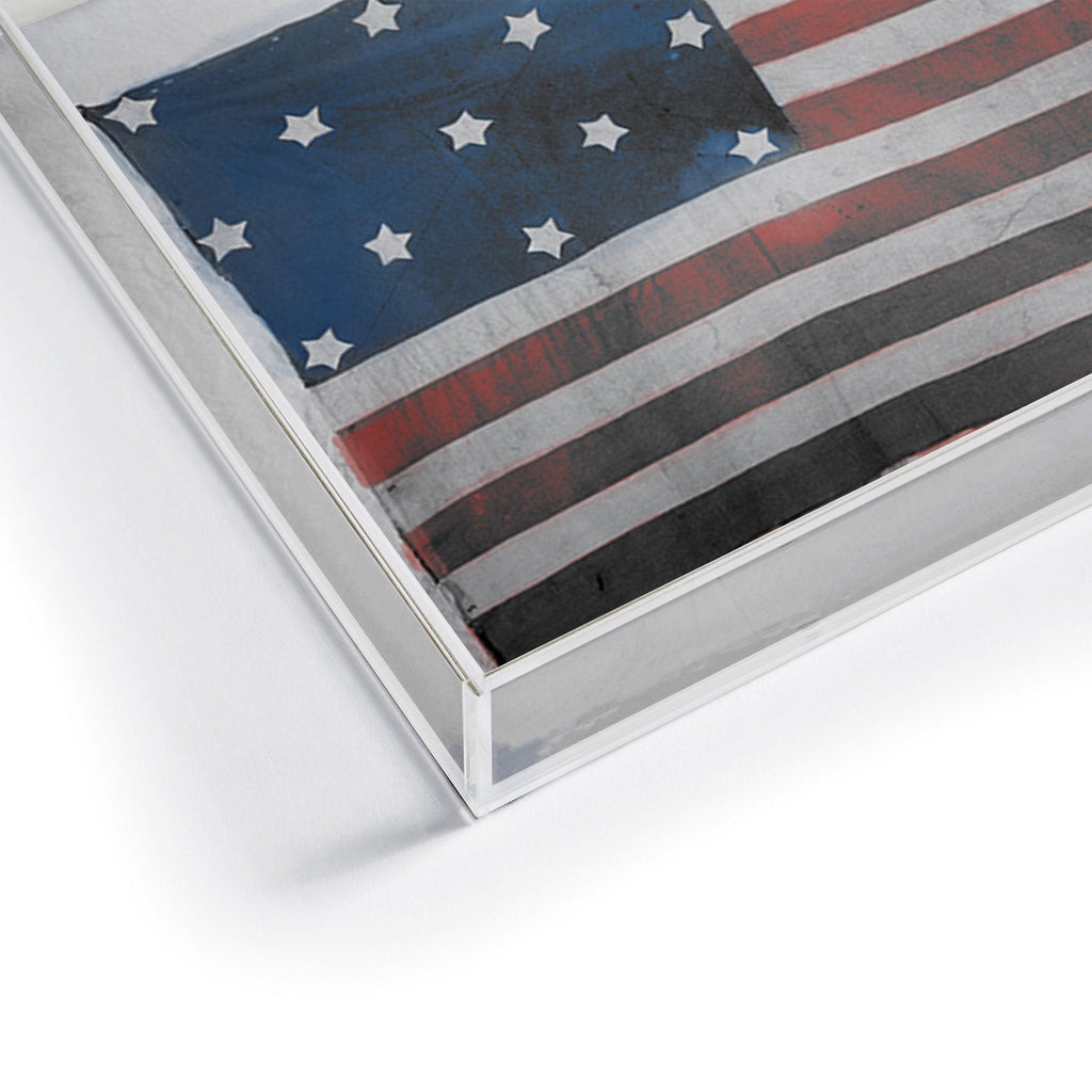 DENY Designs Flag Attributed to Elizabeth Schuyler Hamilton Acrylic Tray