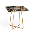 83 Oranges Echoes Beneath the Surface Side Table