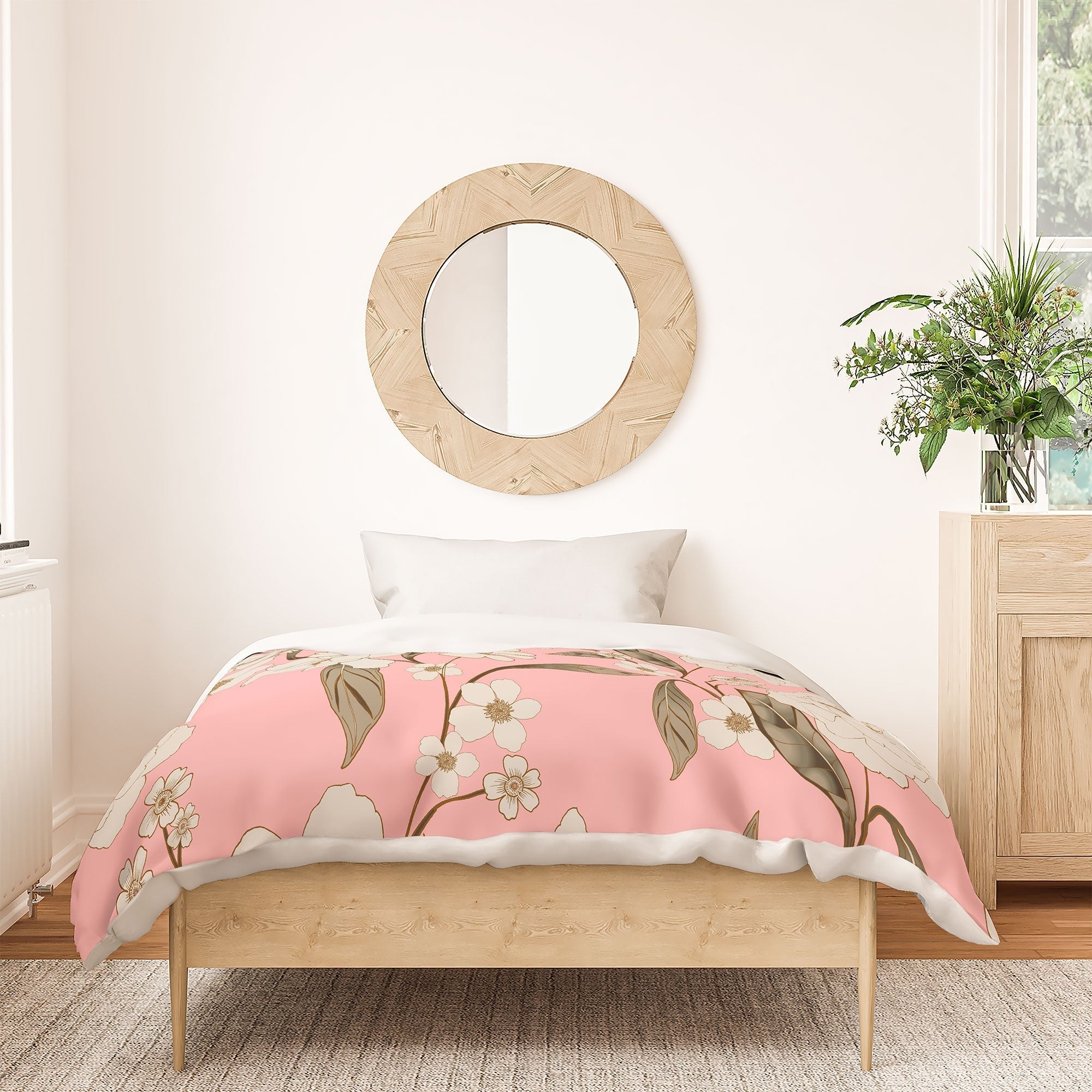 Gabriela Fuente Roberta in Pink Duvet Cover
