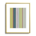 Marta Barragan Camarasa Colorful Stripe Delight Metal Framed Art Print