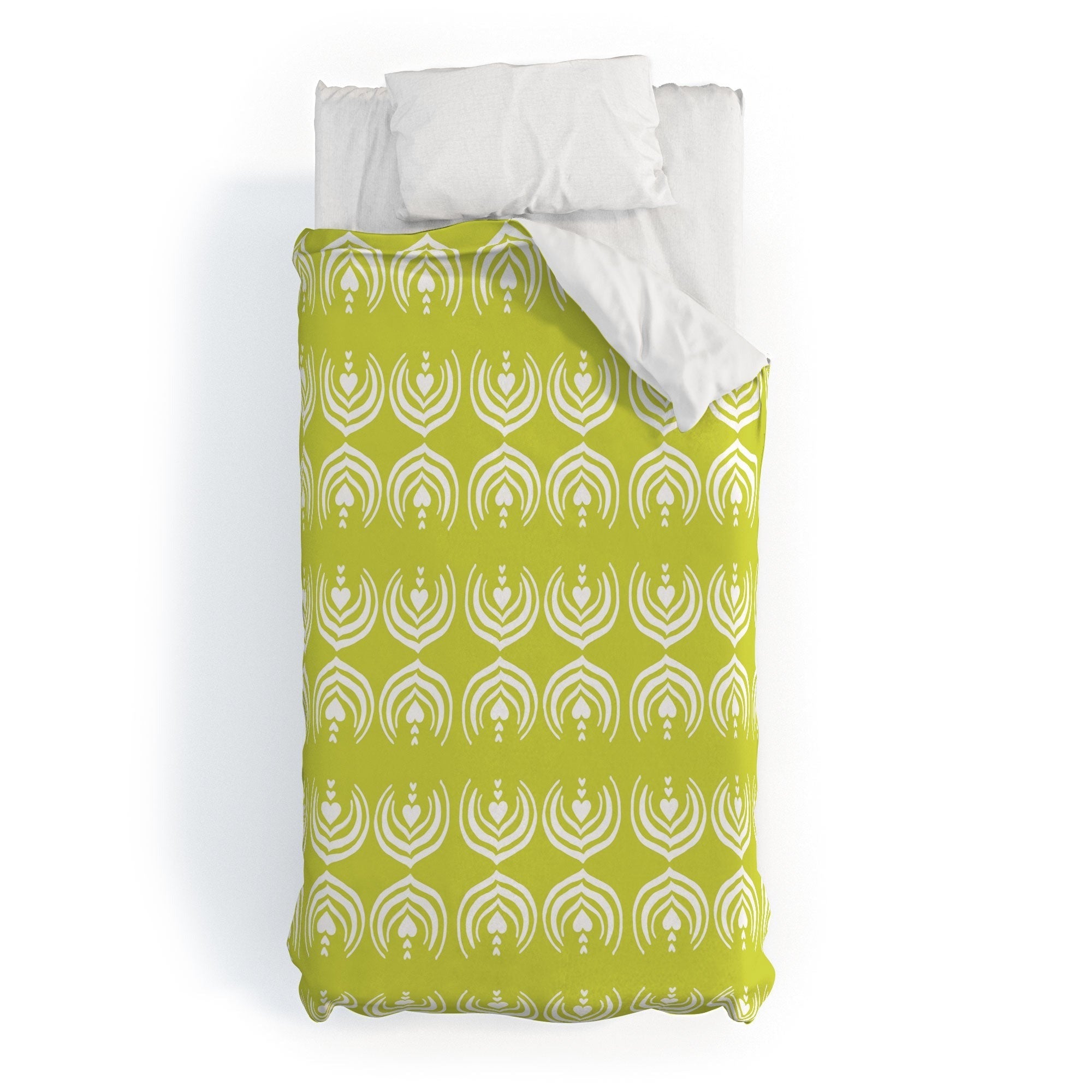 Design by Spark Matcha Latte Art Duvet Cover