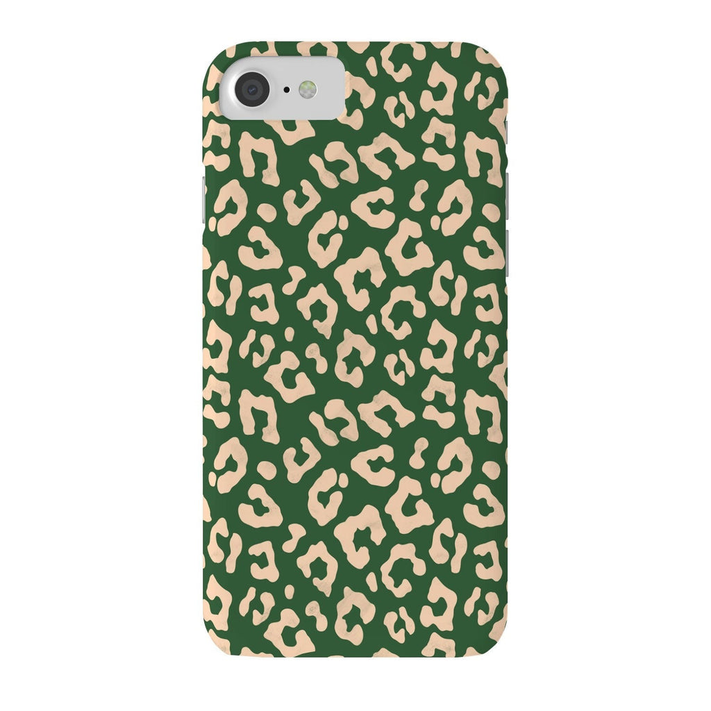 Avenie BR Cheetah Print In Green Phone Case
