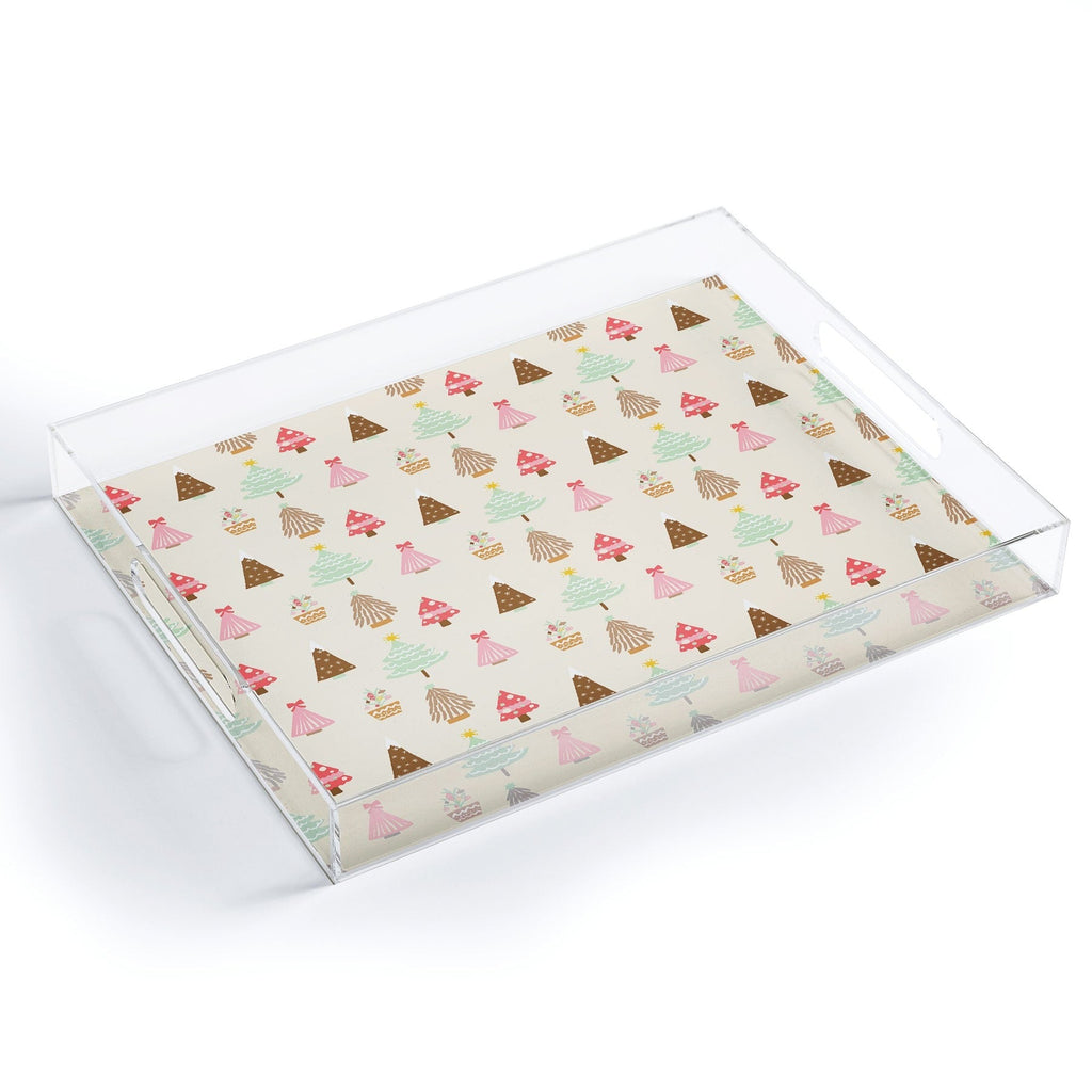 Design by Spark Christmas Tree Delight Acrylic Tray