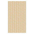 Jessica Molina Salute Gold Pattern on Cream Tablecloth