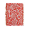 Avenie BR Red Zebra Stripe Throw Blanket