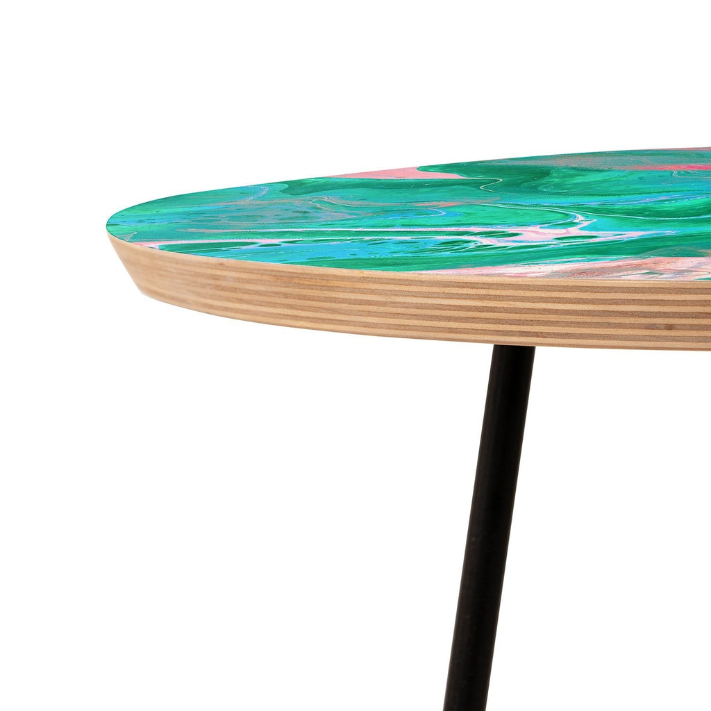 83 Oranges Another Worldly Round Side Table