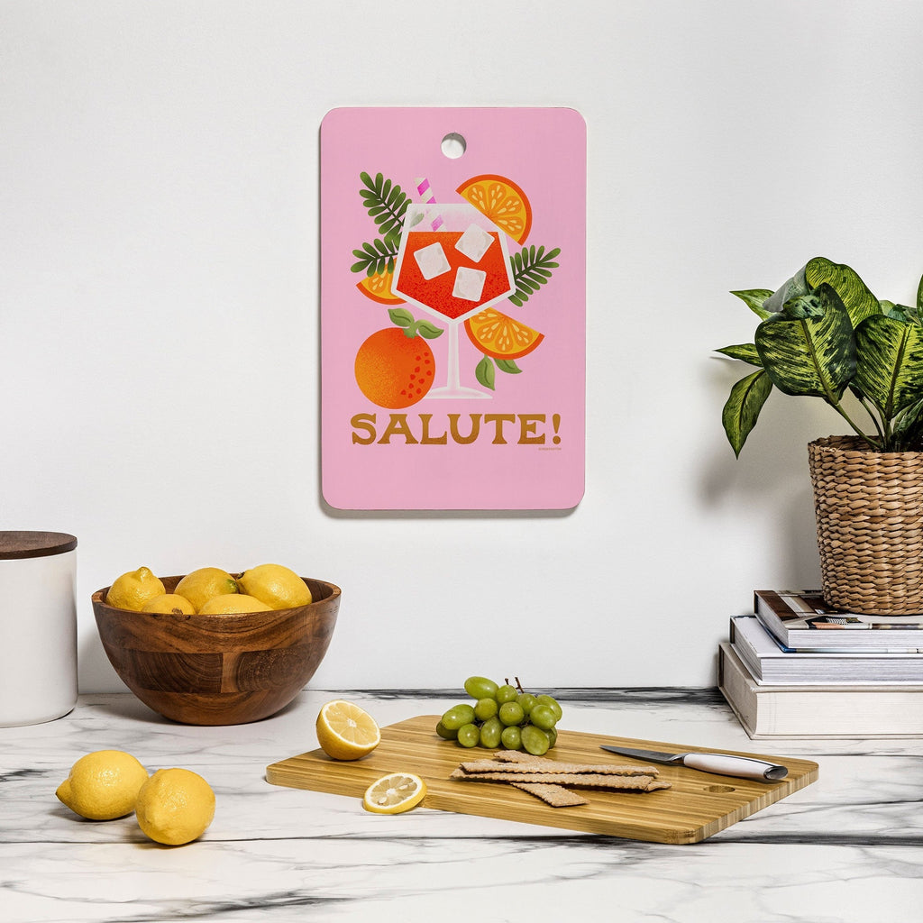 Jessica Molina Orange Spritz Cutting Board Rectangle
