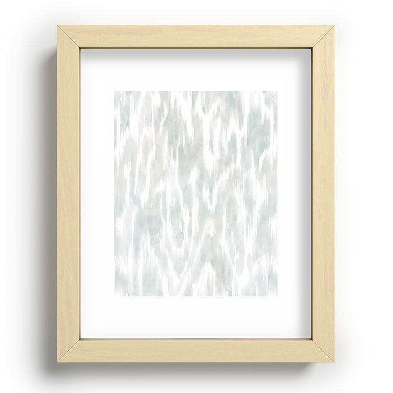 Jacqueline Maldonado Watercolor Wood Grain Recessed Framing Rectangle