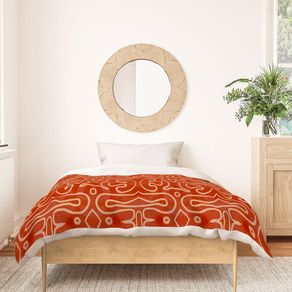 Mirimo Venexiana Burnt Orange Duvet Cover