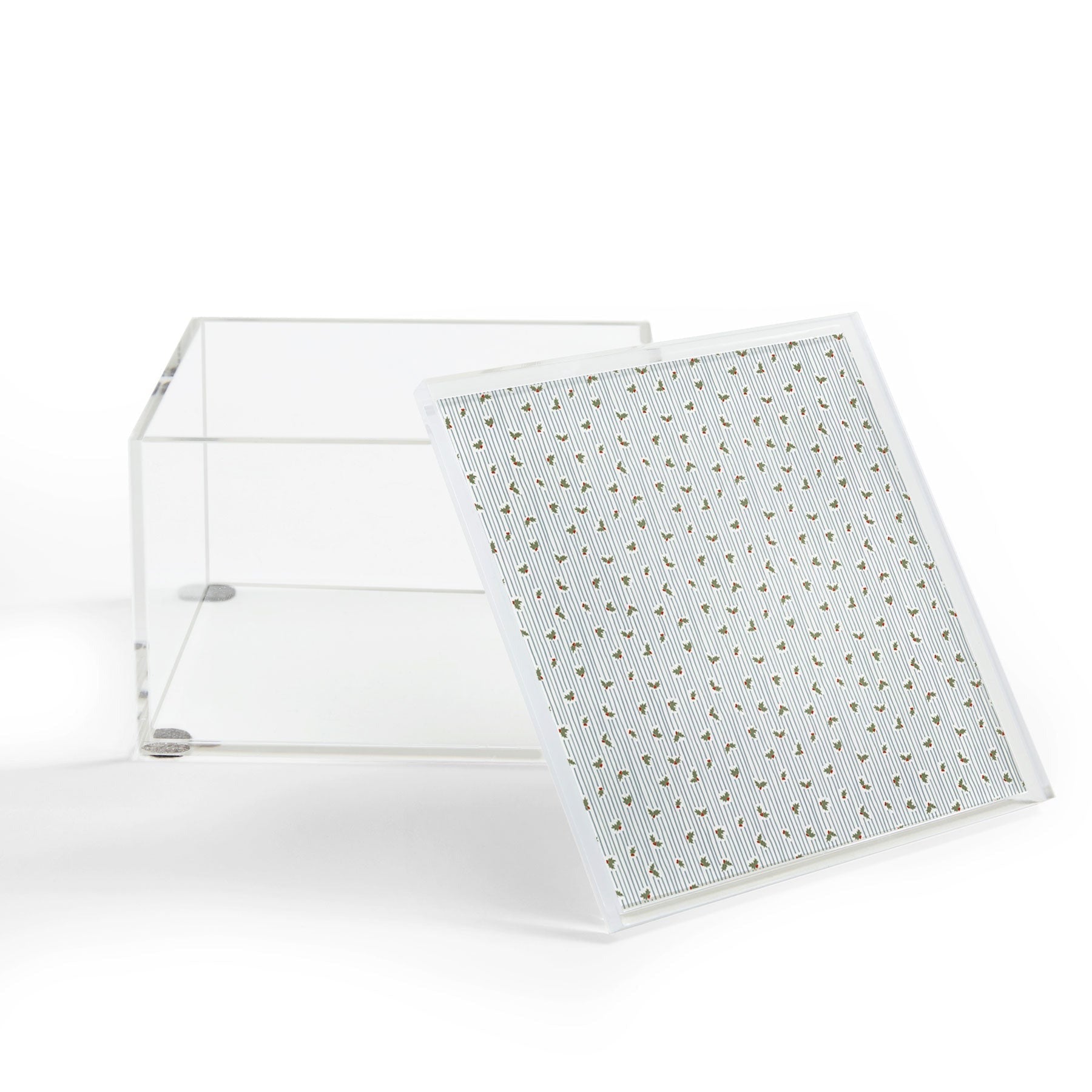 CoastL Studio Hand Drawn Holly Stripe Acrylic Box
