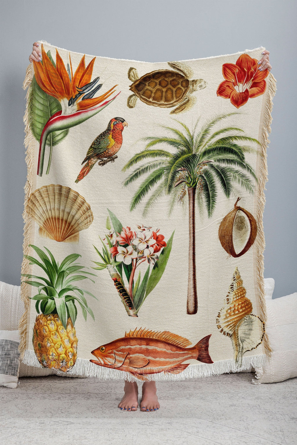 Gal Design Hawaii Collection Throw Blanket