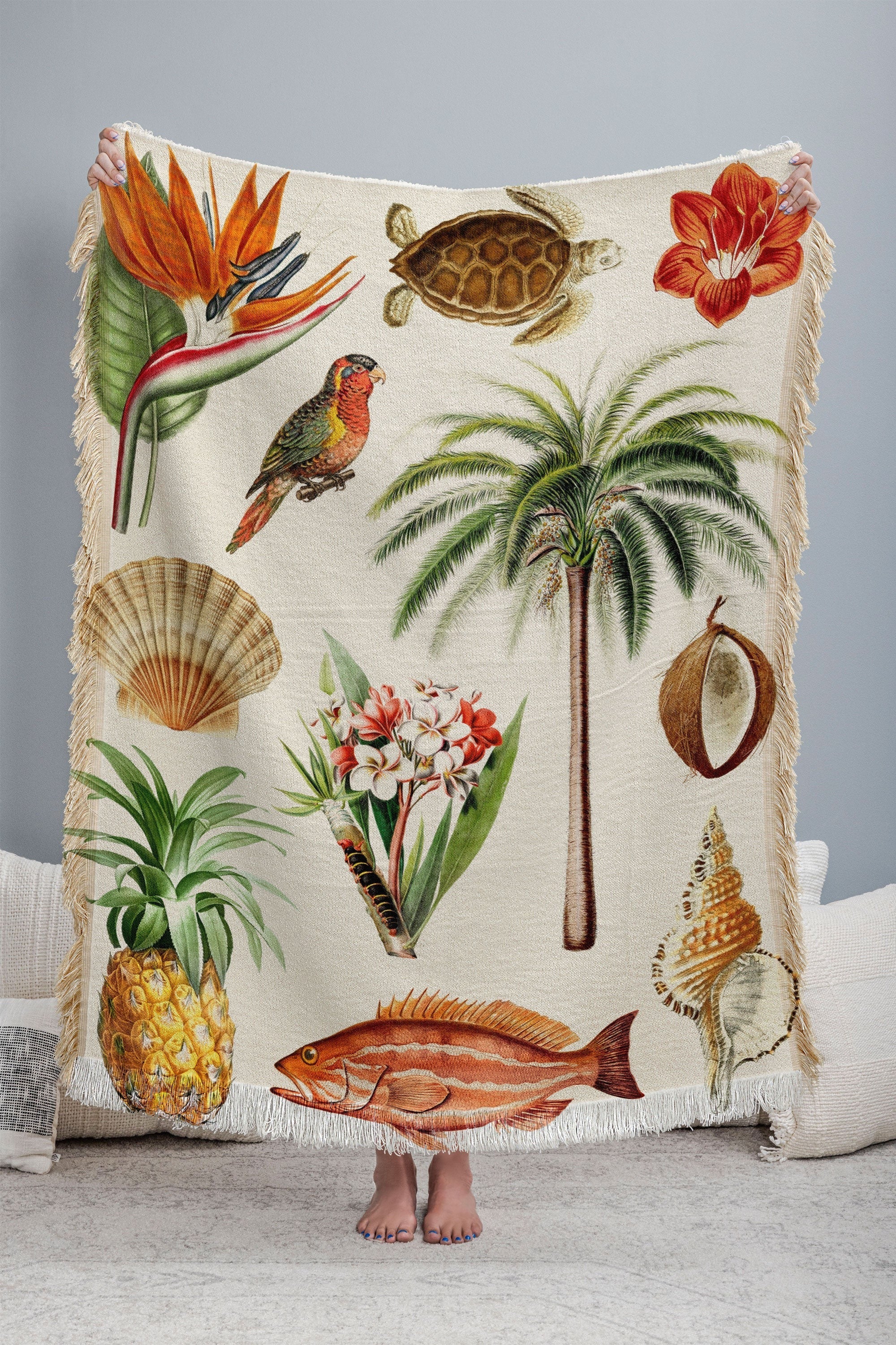 Gal Design Hawaii Collection Throw Blanket