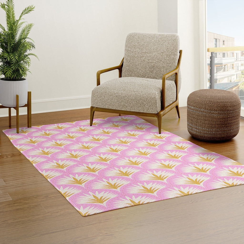 Jennifer Labre Pink Palmetto Area Rug