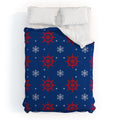 Design by Spark Holiday Helms and Snowflakes Duvet Cover