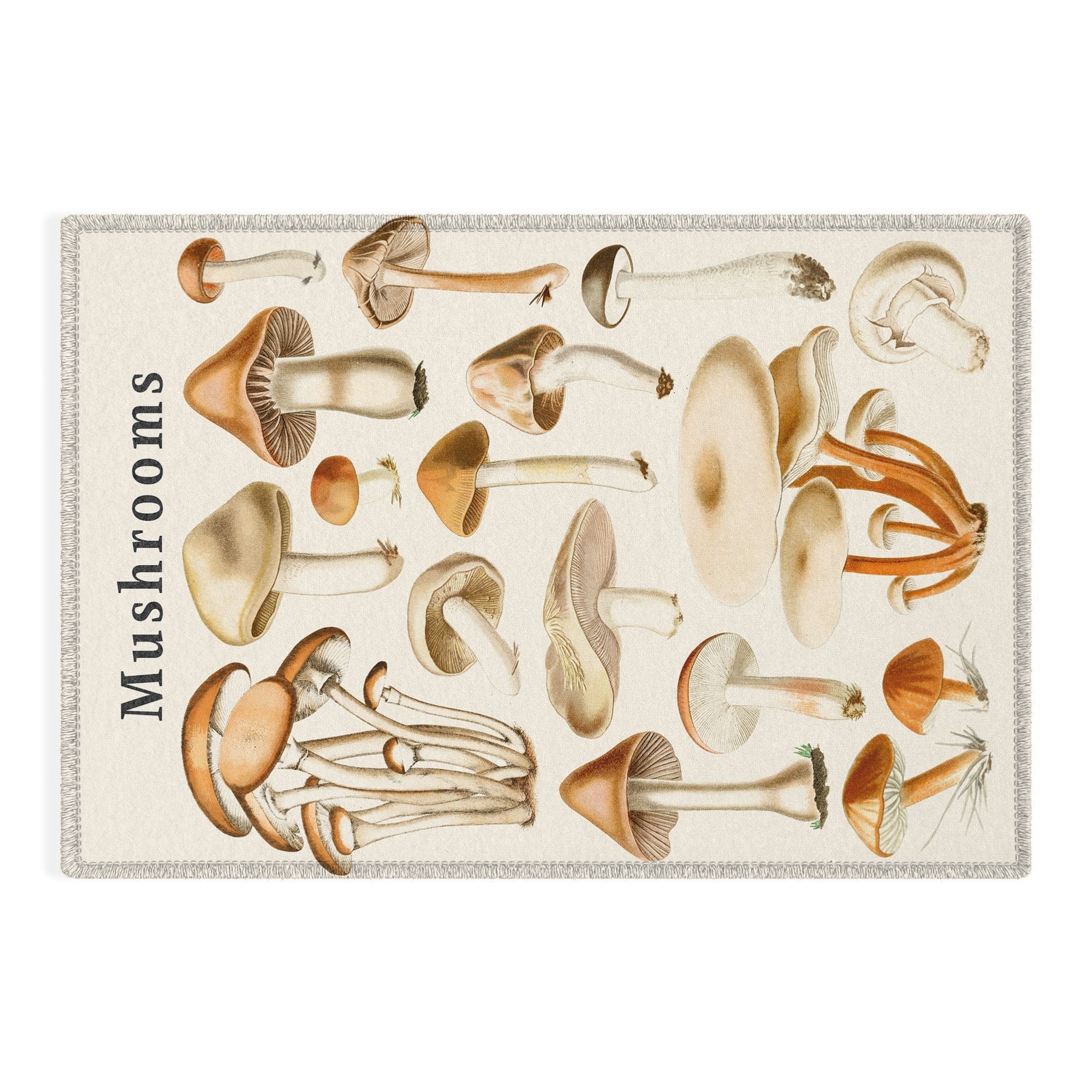 Gal Design Mushrooms Collection Outdoor Rug