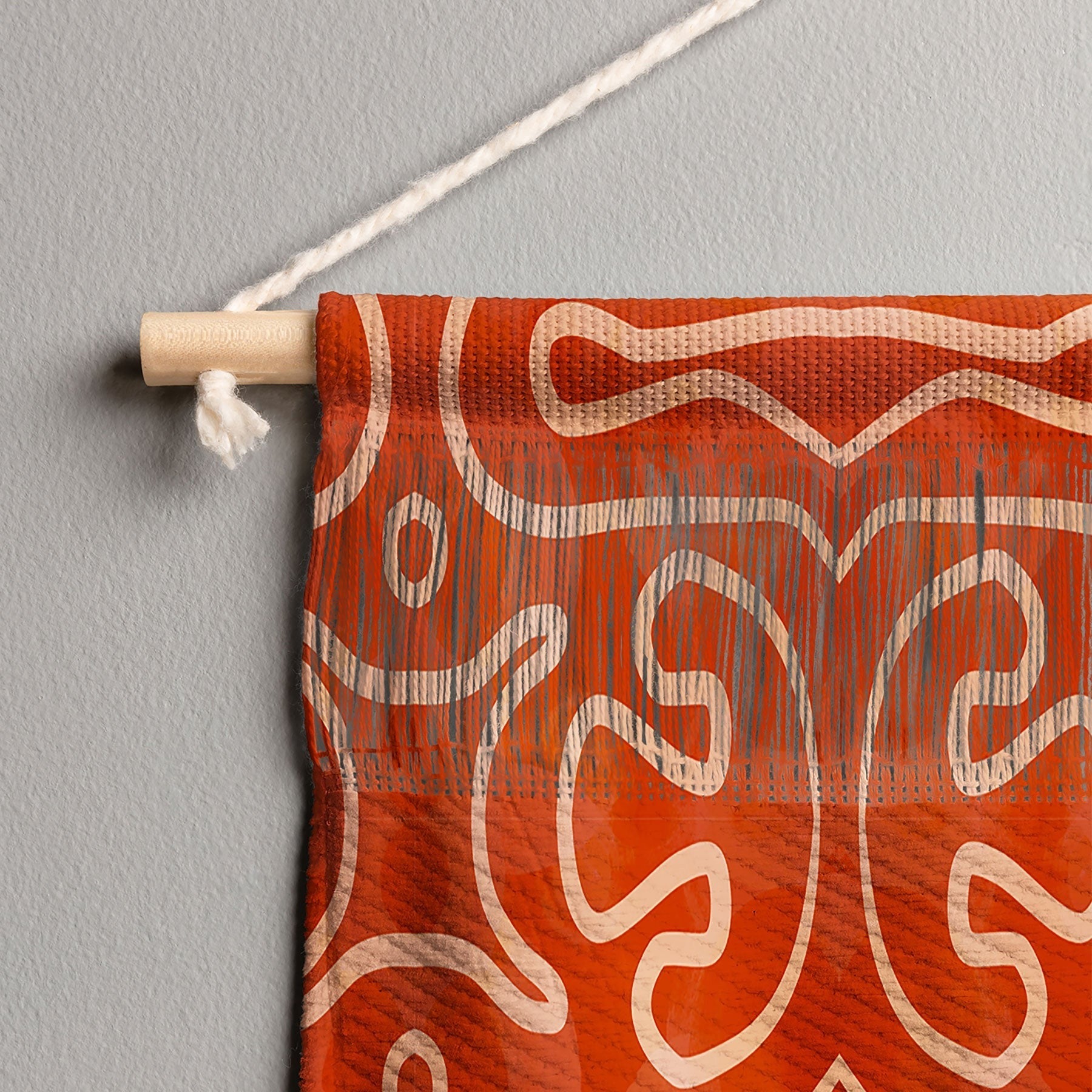 Mirimo Venexiana Burnt Orange Wall Hanging Portrait