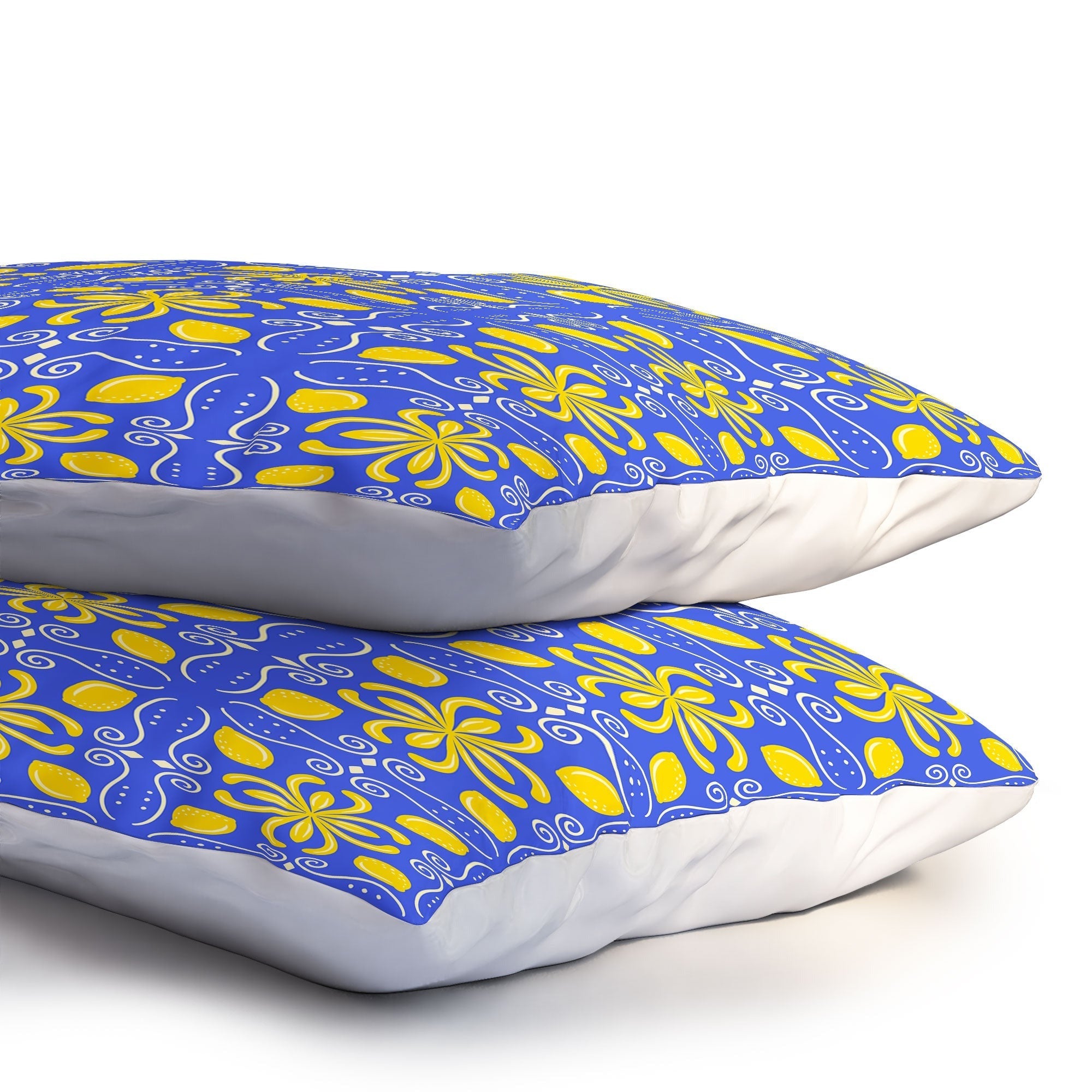 Design by Spark Dolce Vita Lemon Tile Pillow Shams