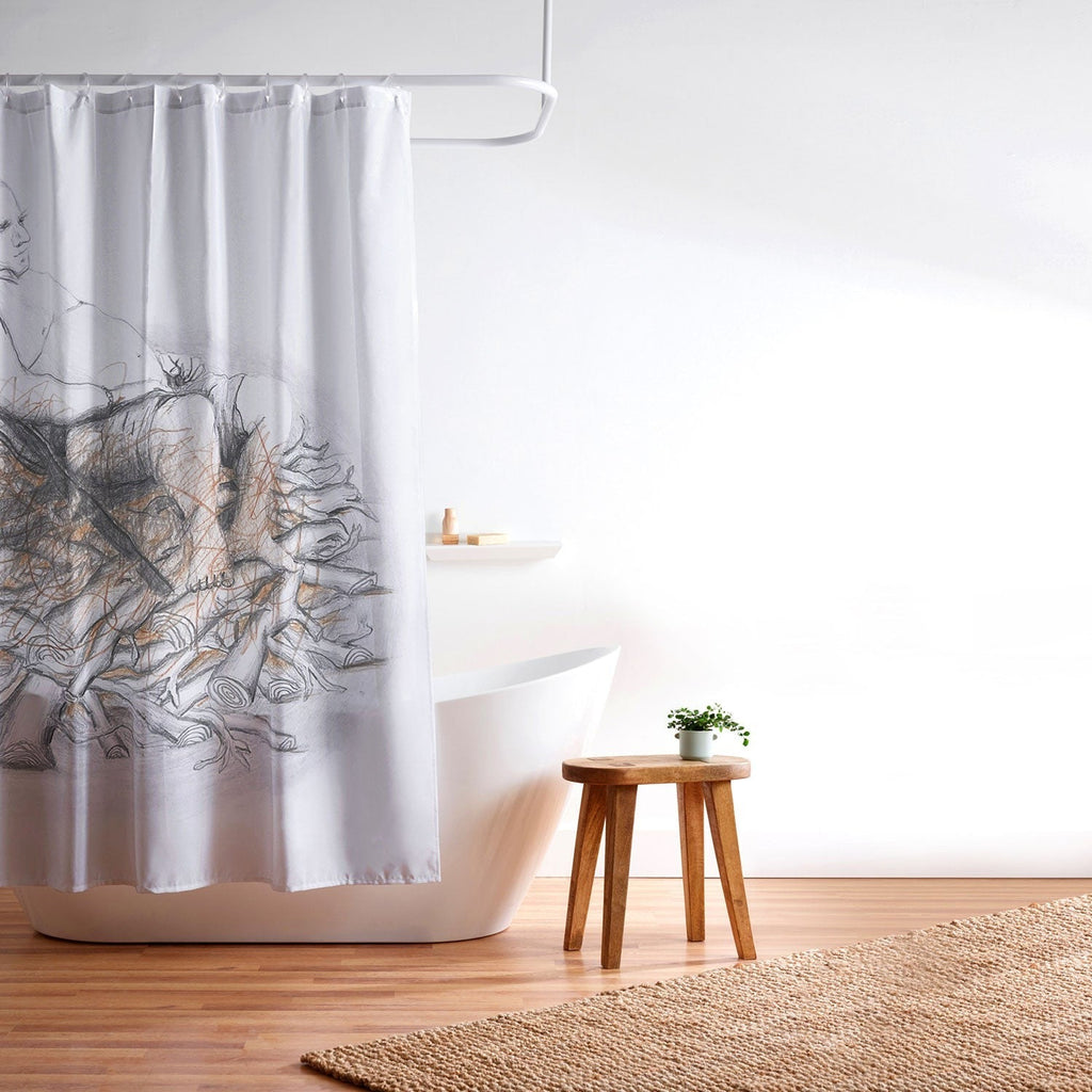 Coco de Paris Why was I born Shower Curtain