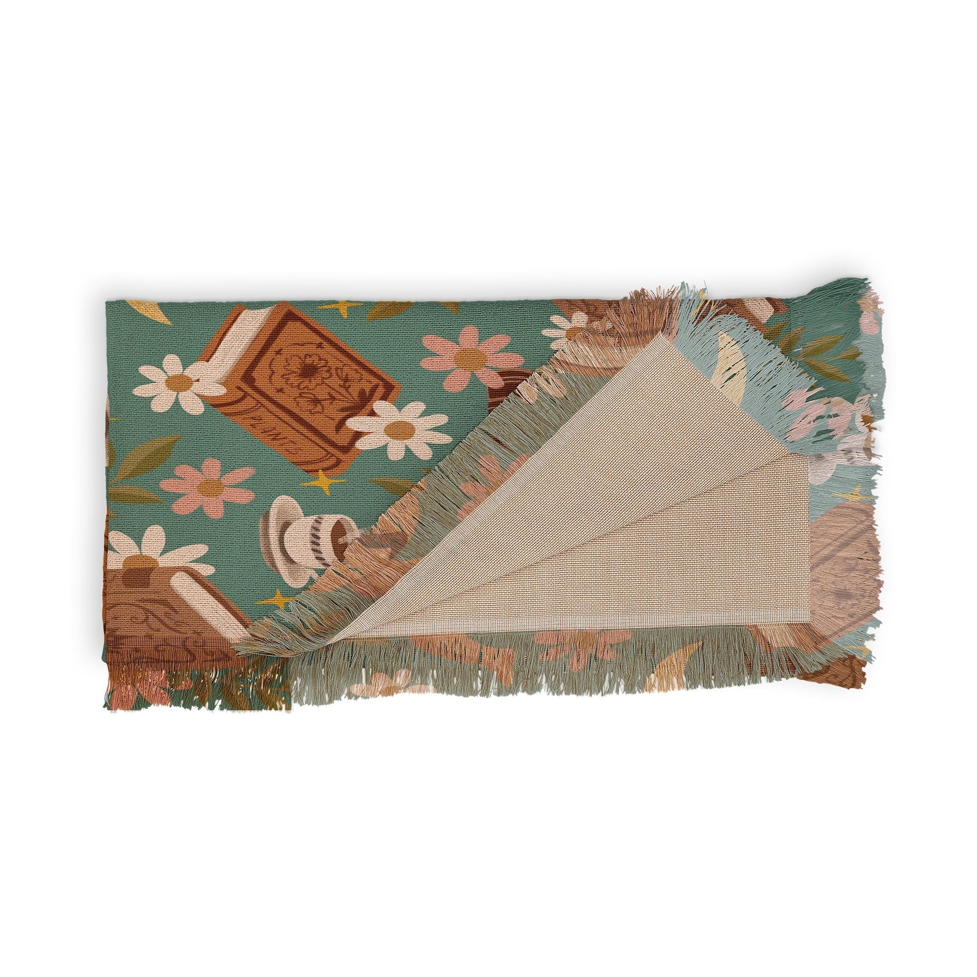 Avenie Moonlit Reading Nook I Throw Blanket