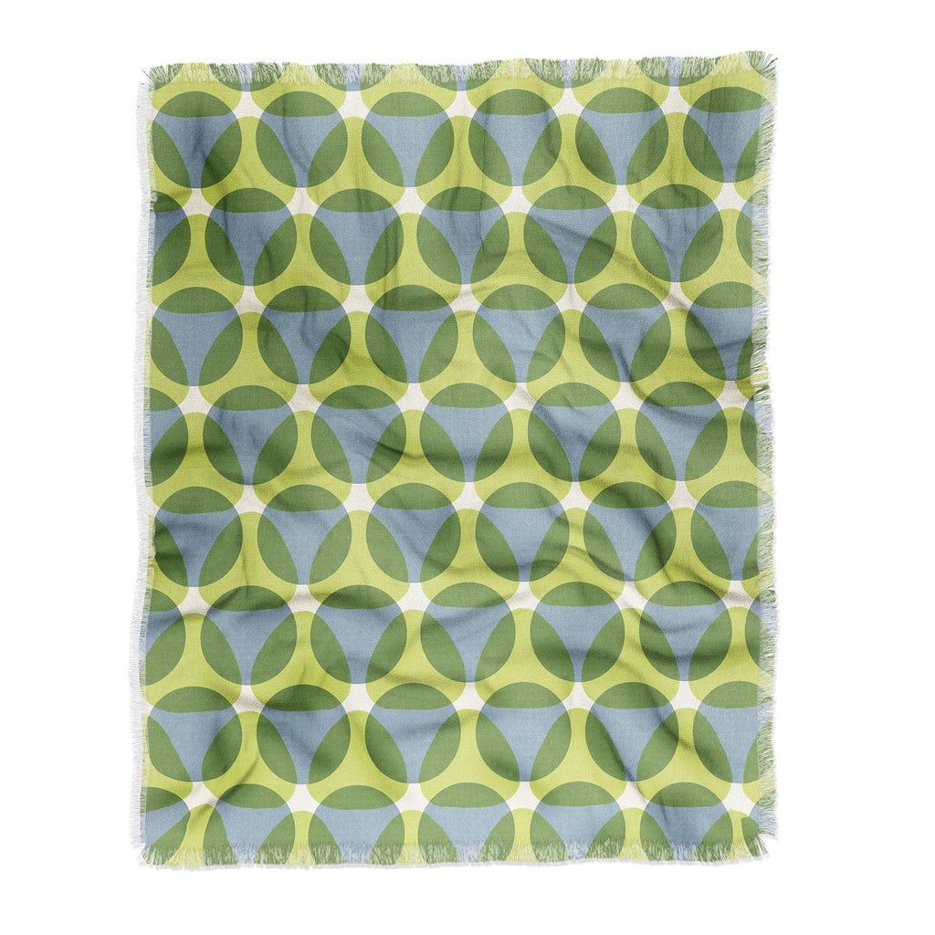 Marta Barragan Camarasa Stylish Retro Circle Throw Blanket