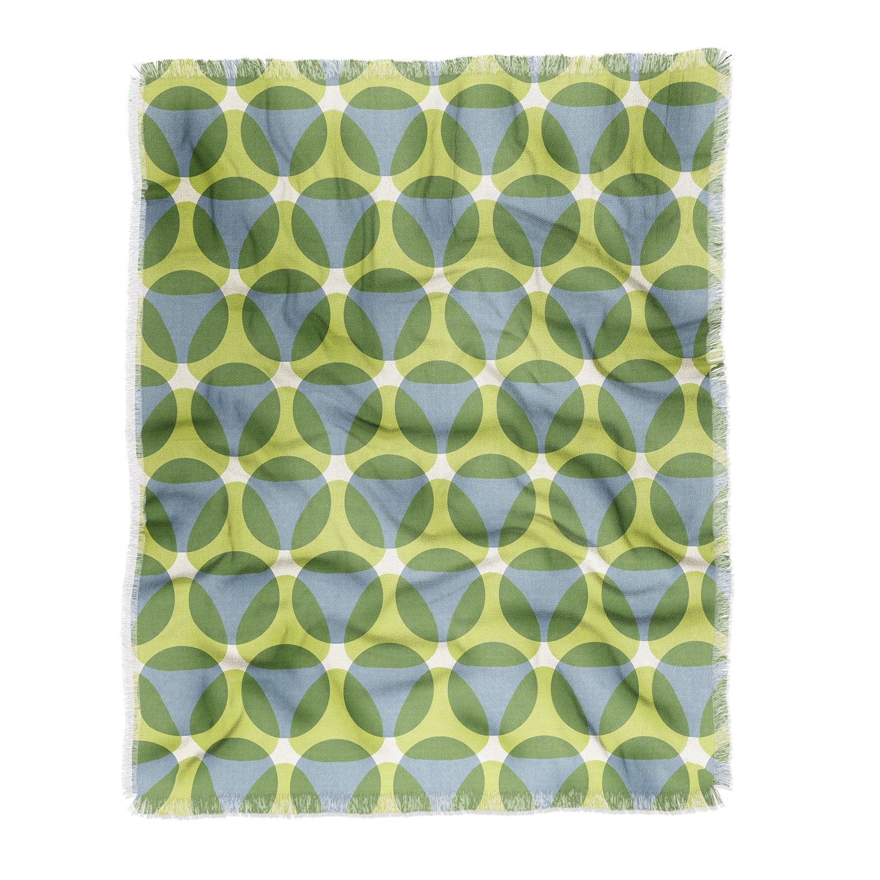 Marta Barragan Camarasa Stylish Retro Circle Throw Blanket