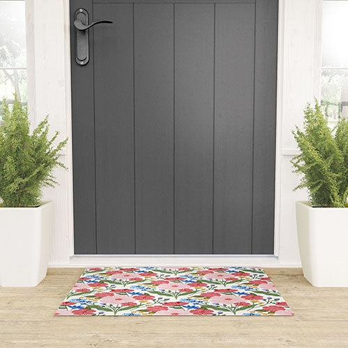 Design by Spark Wild Bloom Flowers Welcome Mat