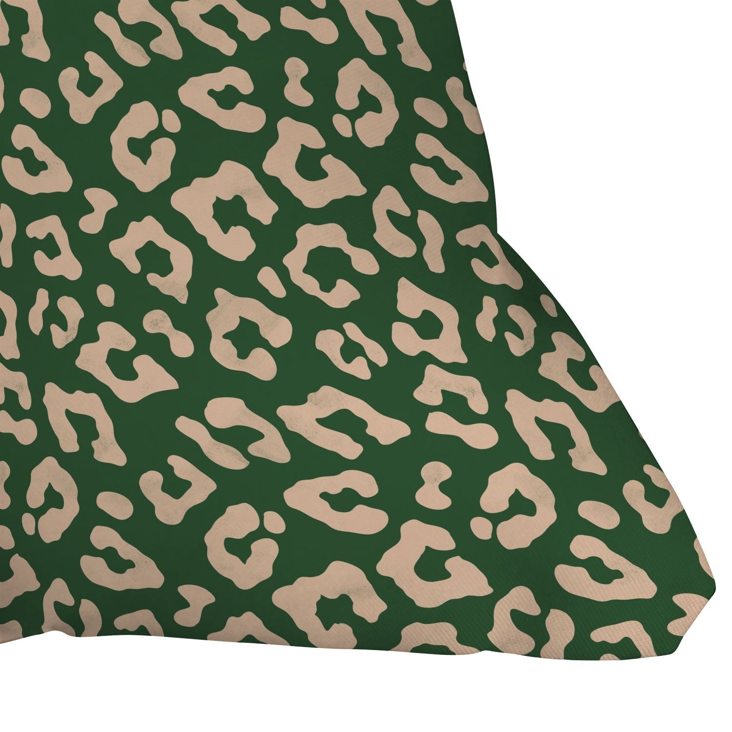 Avenie BR Cheetah Print In Green Outdoor Throw Pillow