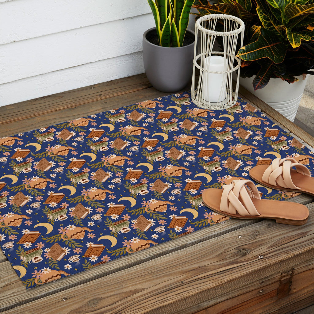 Avenie Moonlit Reading Nook II Outdoor Rug