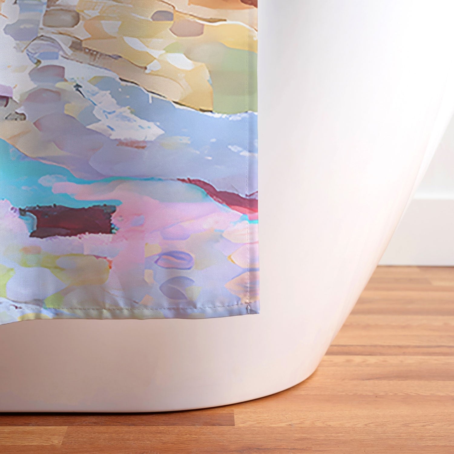 83 Oranges Sequin Haze Shower Curtain