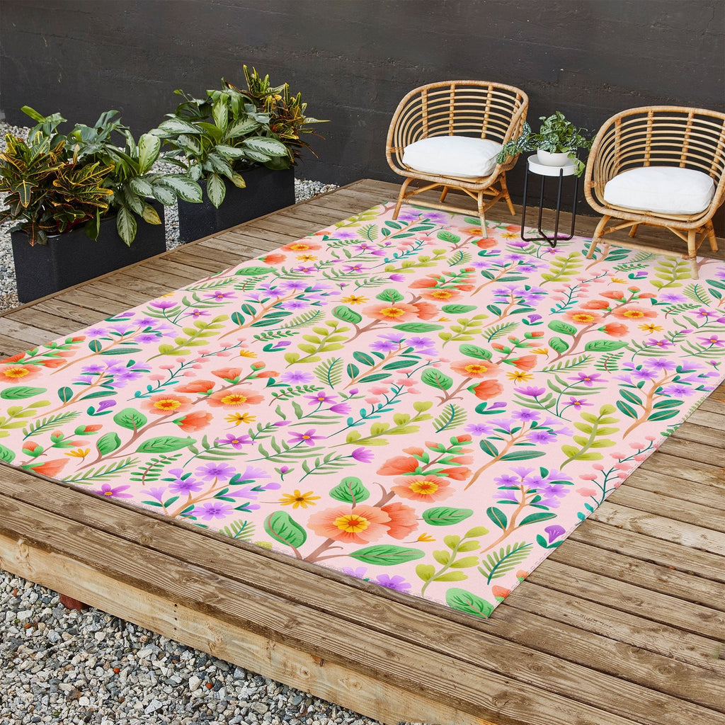 Pimlada Phuapradit Ditsy Spring Floral Outdoor Rug