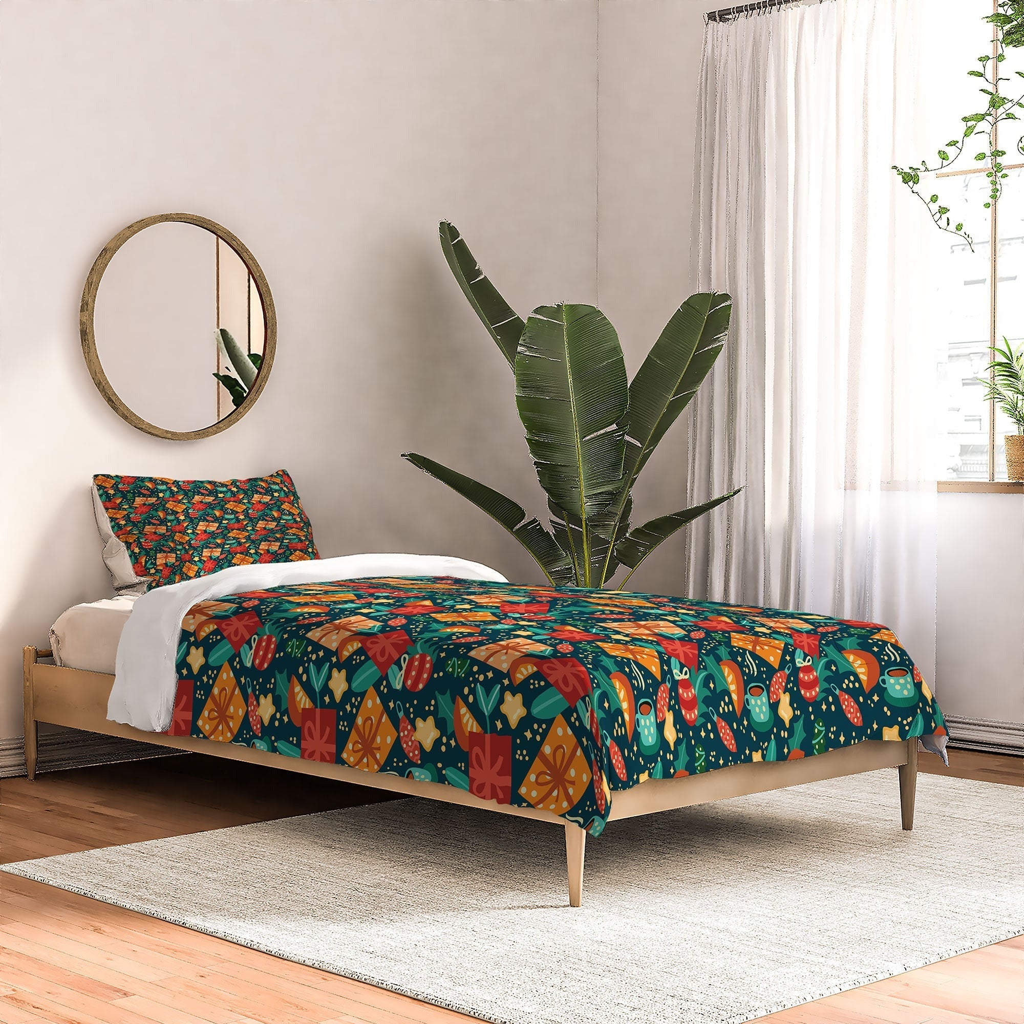 Valeria Frustaci Christmas pattern Comforter