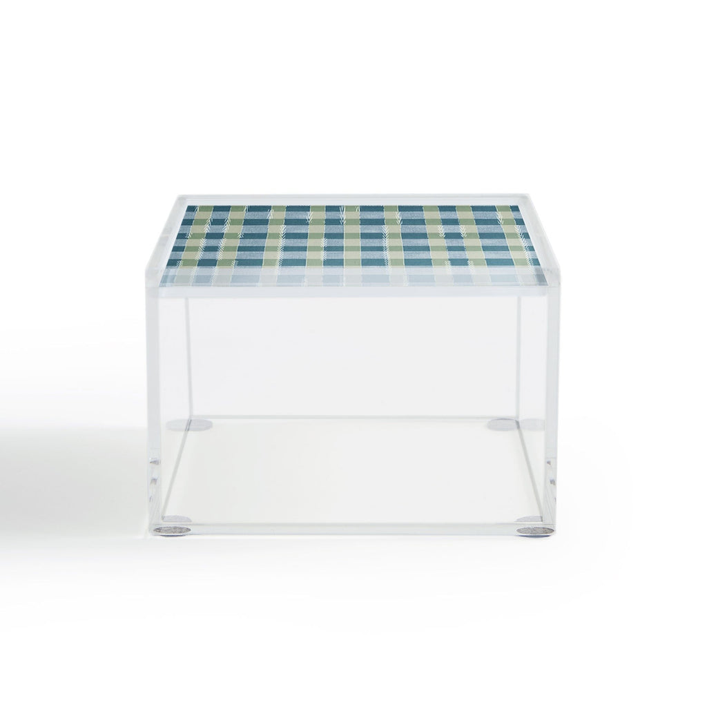Marta Barragan Camarasa Country Style Checks Acrylic Box