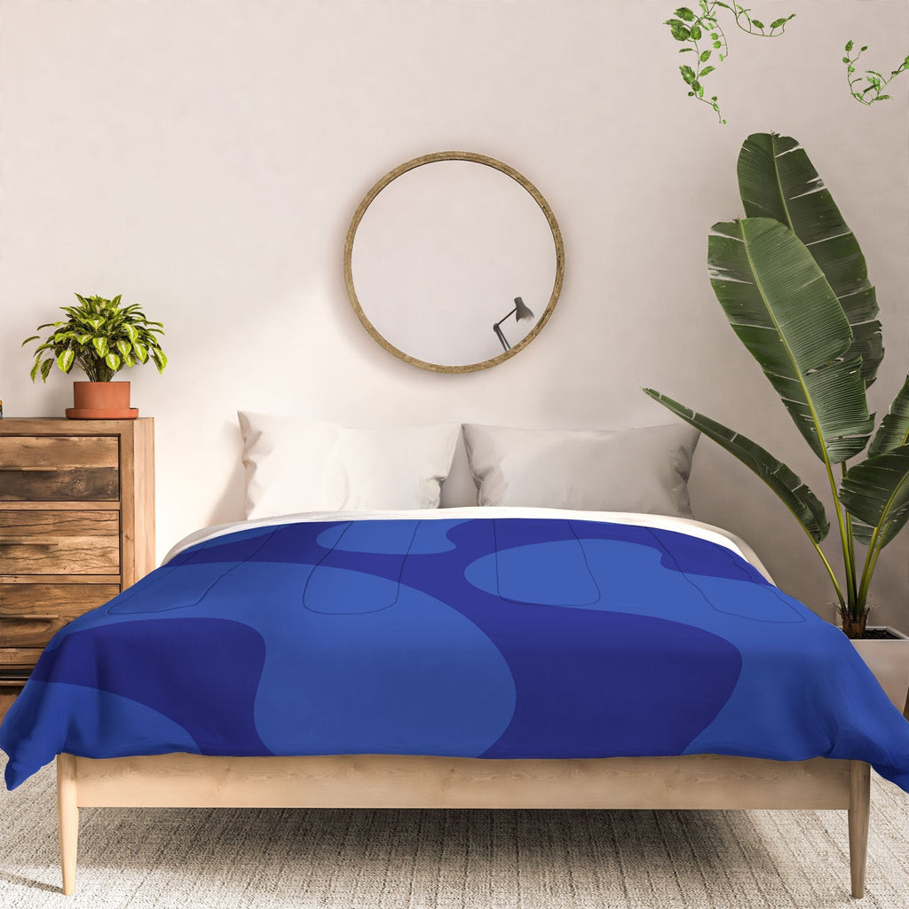 Camilla Foss Blue Pebble Comforter