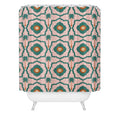 Design by Spark Mid Mod Palm Springs Shower Curtain