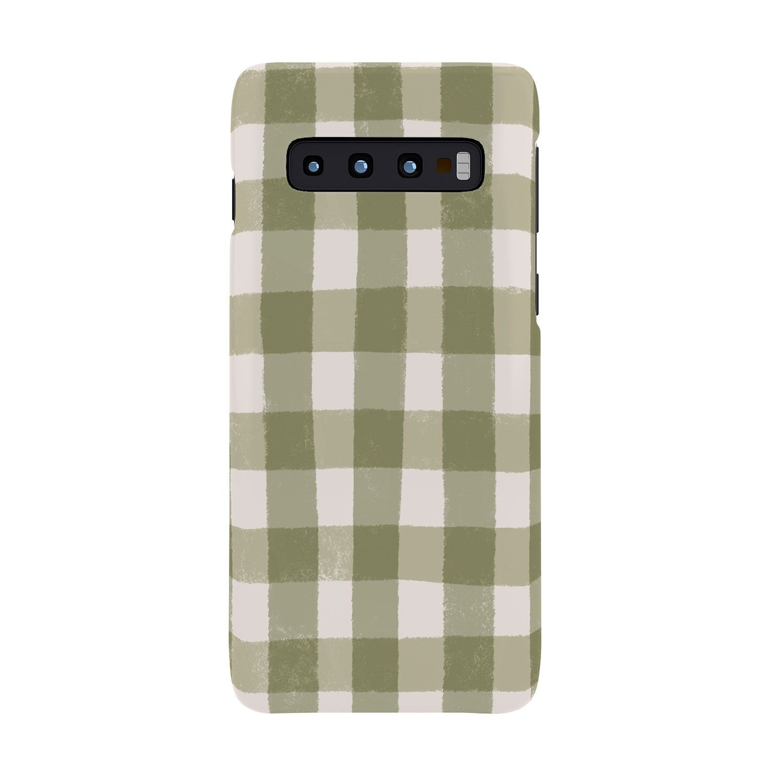 Menina Lisboa Rustic Green Plaid Phone Case