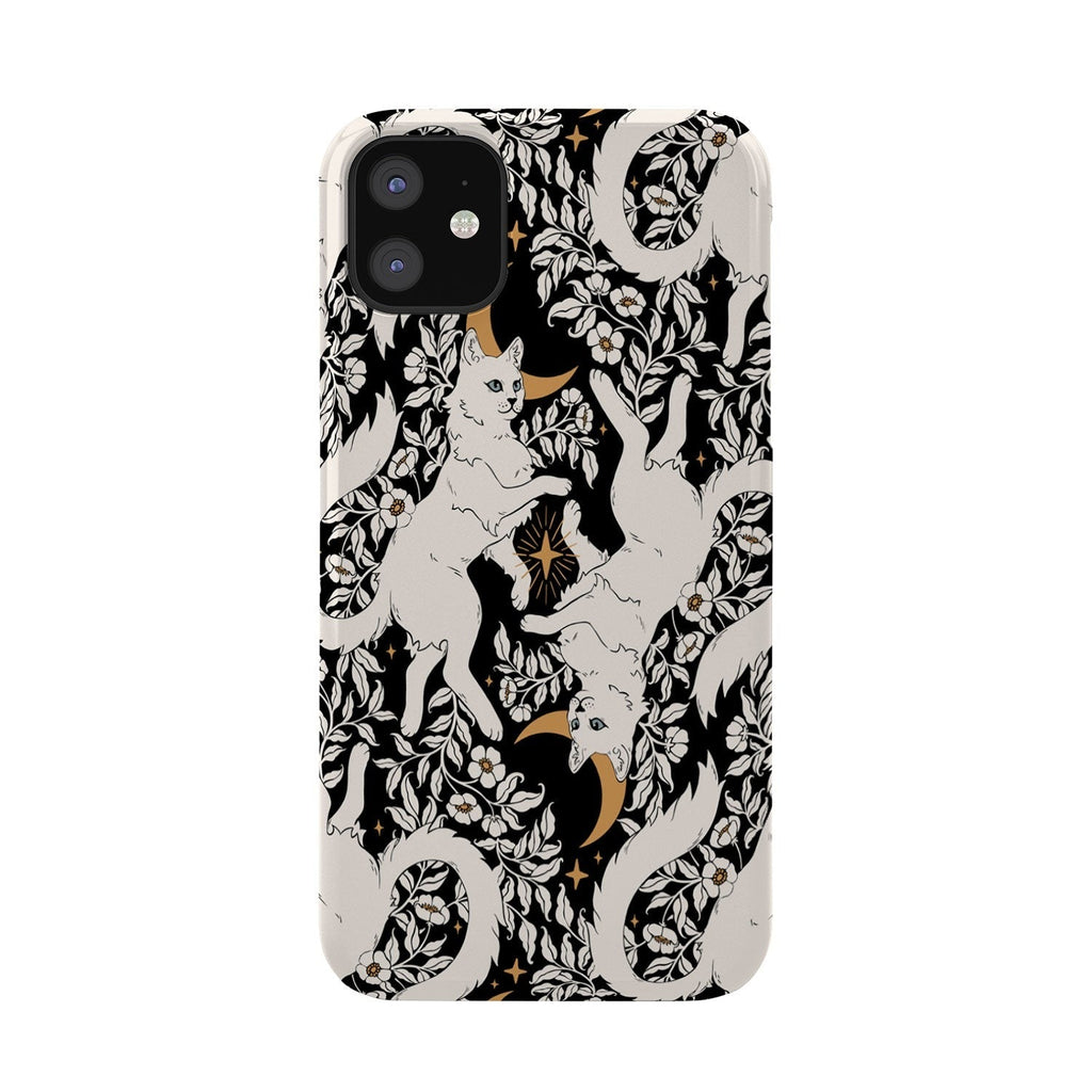 Avenie Celestial Cats Gold Phone Case