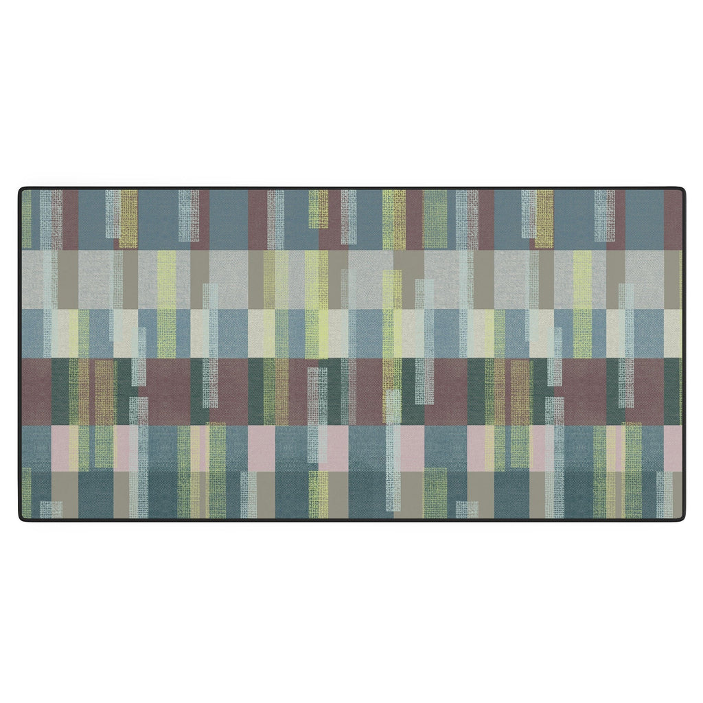 Marta Barragan Camarasa Dynamic Linear Blocks Desk Mat