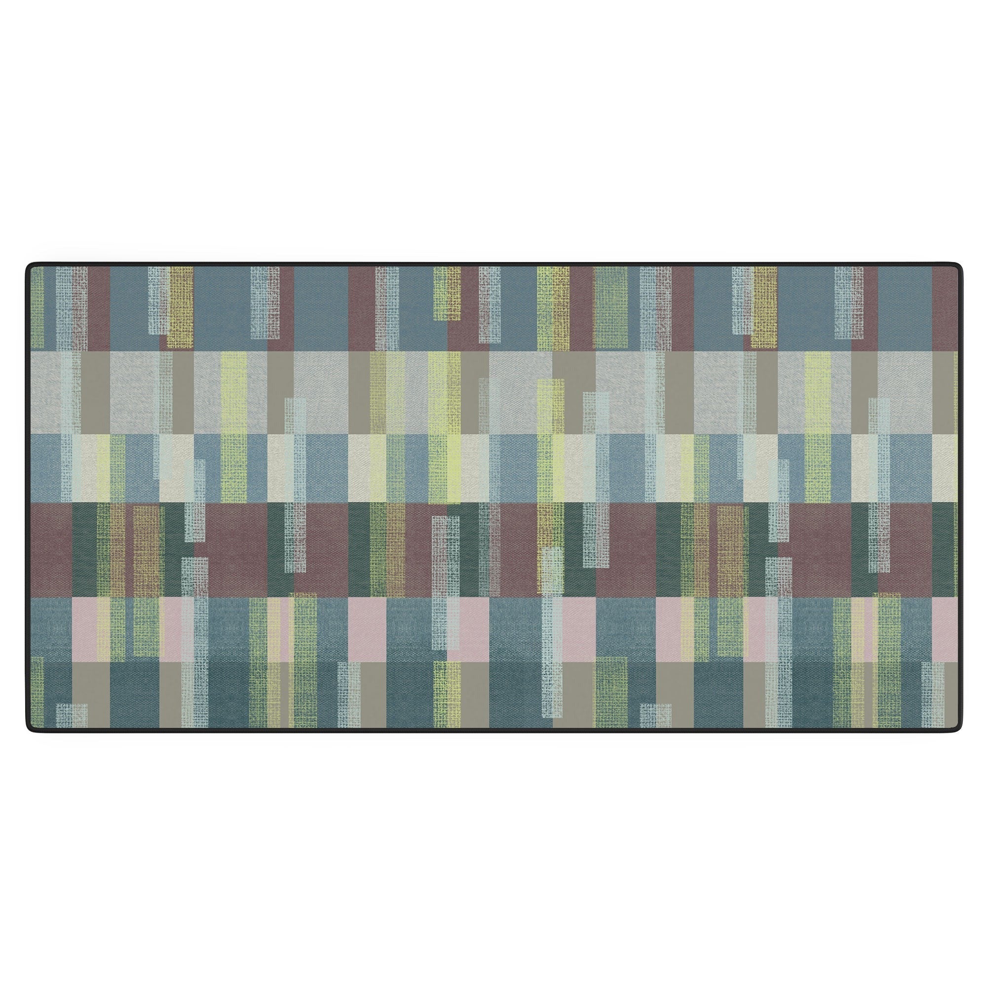 Marta Barragan Camarasa Dynamic Linear Blocks Desk Mat